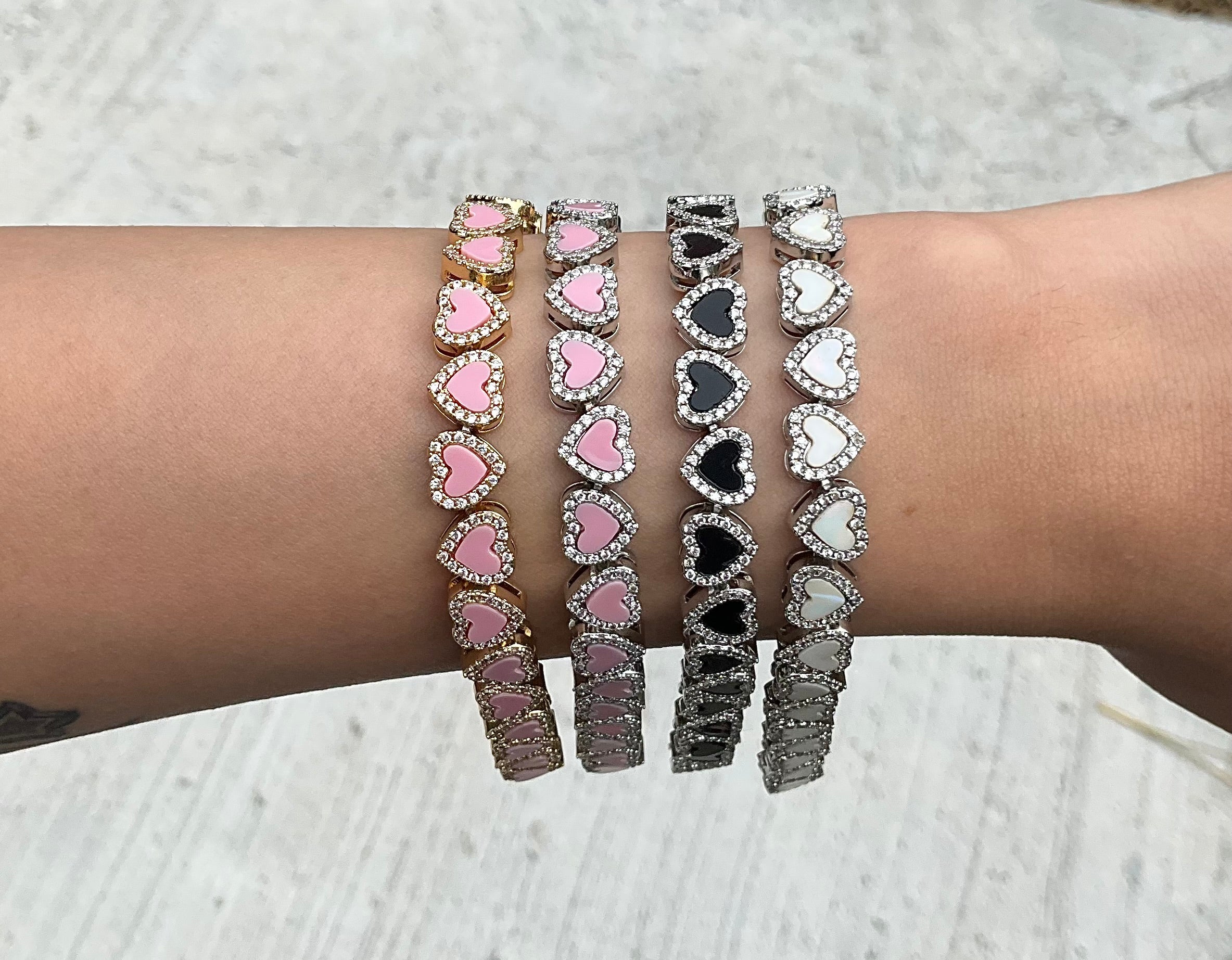 HEARTS all around bracelet