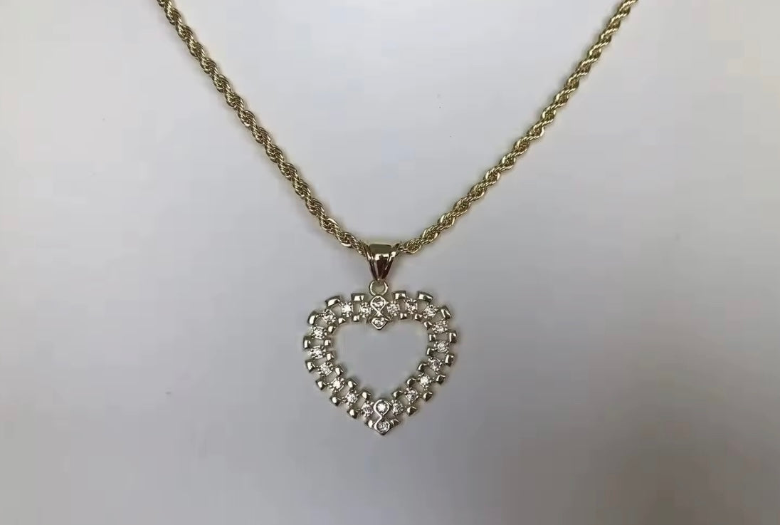 Heart Rolex necklace