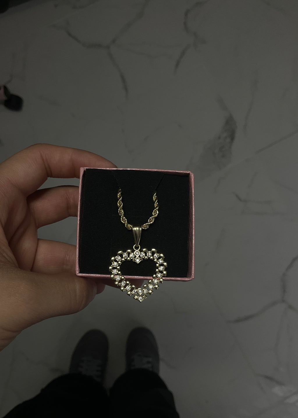 Heart Rolex necklace