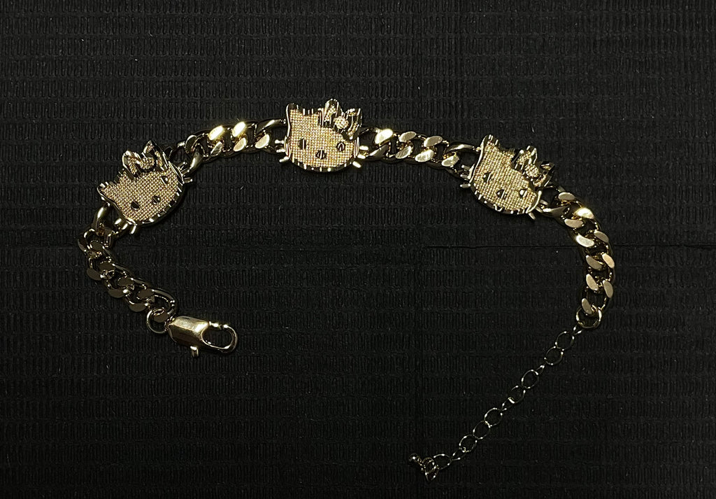 HK 3 head cuban bracelet