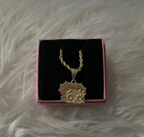 Betty boop necklace